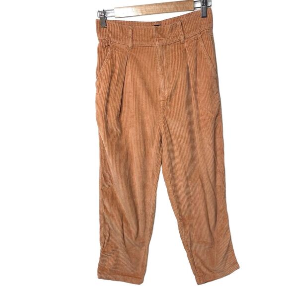 BDG Urban Outfitters Peach Corduroy High Waisted Cords Pants 0 - Picture 1 of 8